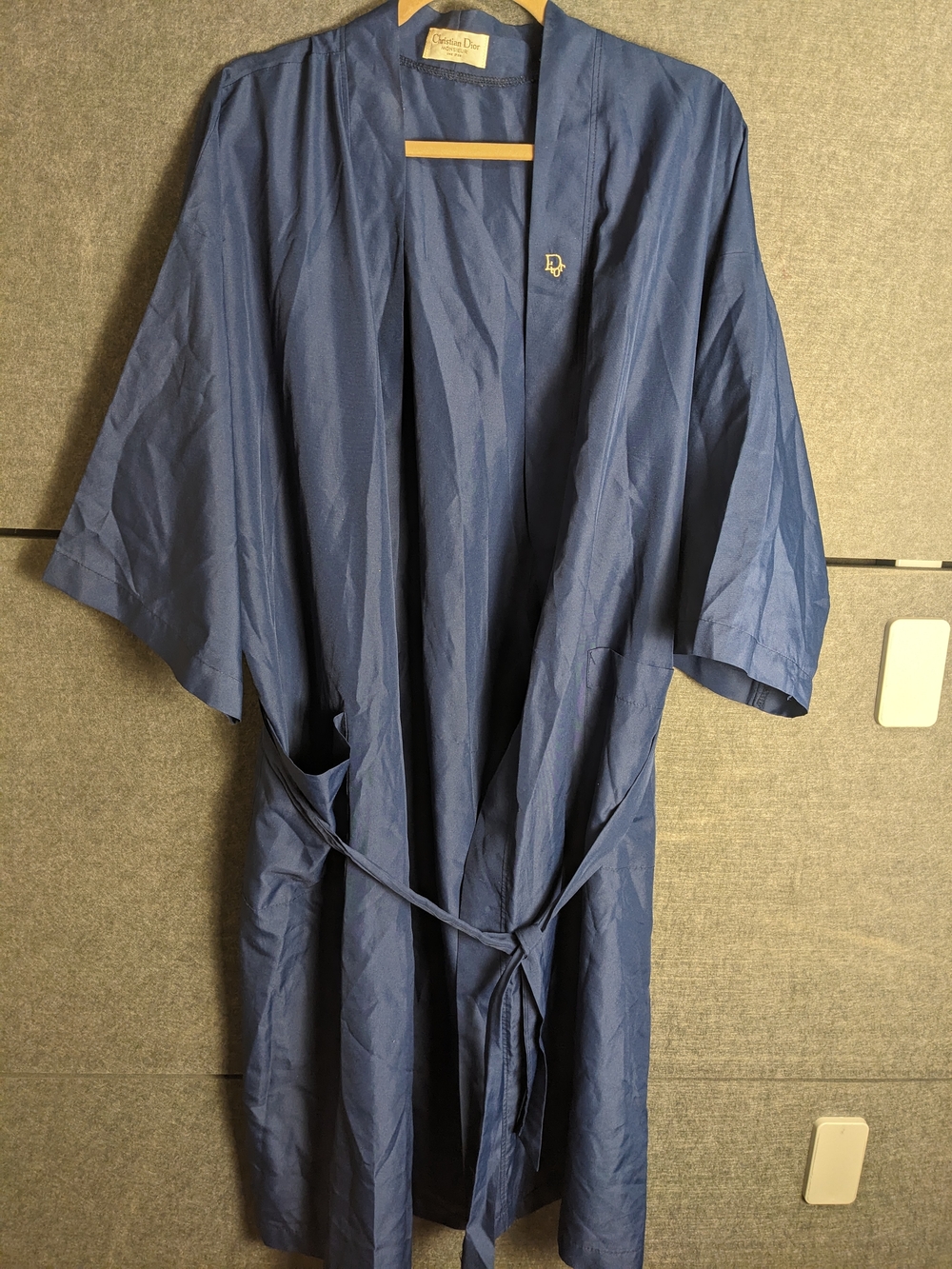 Christian Dior Navy Blue Robe